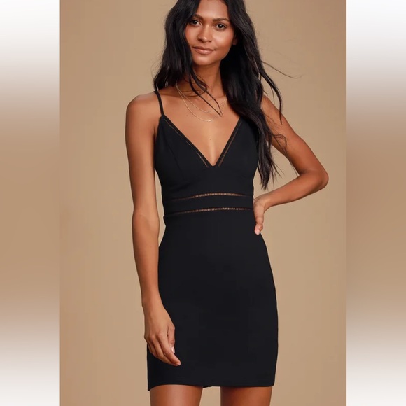 Lulus Dresses & Skirts - Lulu's Black Mini Dress